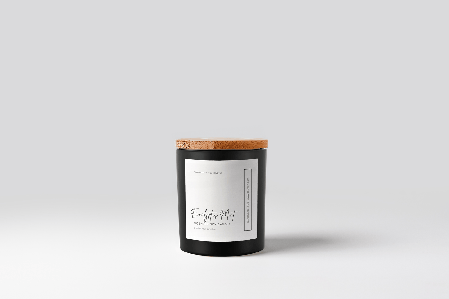 Eucalyptus Mint- Wood Lid 8 oz