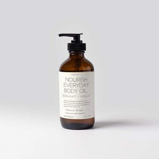 Bergamot + Vanilla Nourish Everyday Body Oil - 8 oz