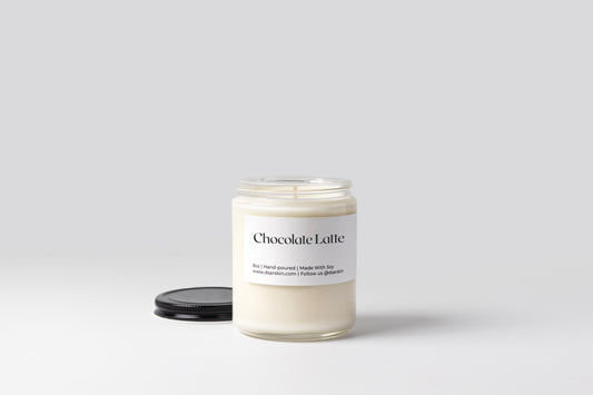 Chocolate Latte - 8 oz Soy Candle